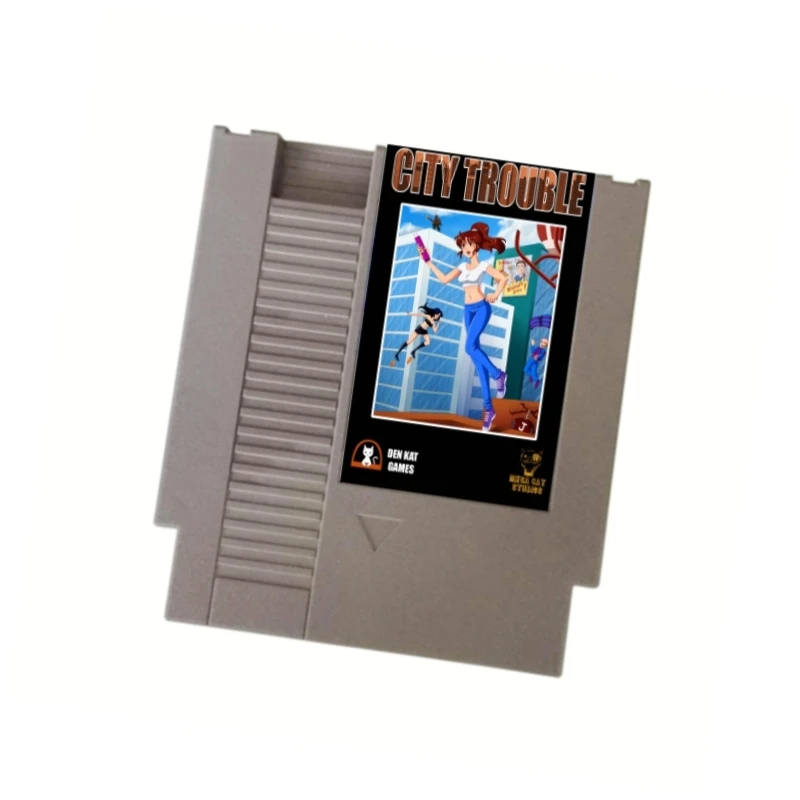 

City Trouble Game Cartridge for NES Console 72Pins Video Game Card