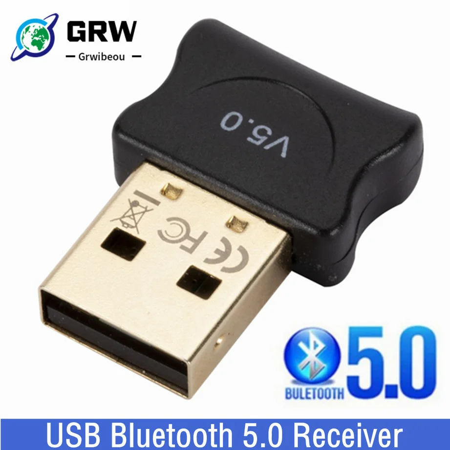 

Bluetooth-compatible 5.0 Adapter USB Transmitter for Pc Computer Receptor Laptop Earphone Audio Printer Data Dongle Receiver