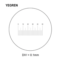 eyepiece micrometer for biological microscope ocular graticule measuring glass scales ruler div 0 1mm diameter 19mm cat903 c3