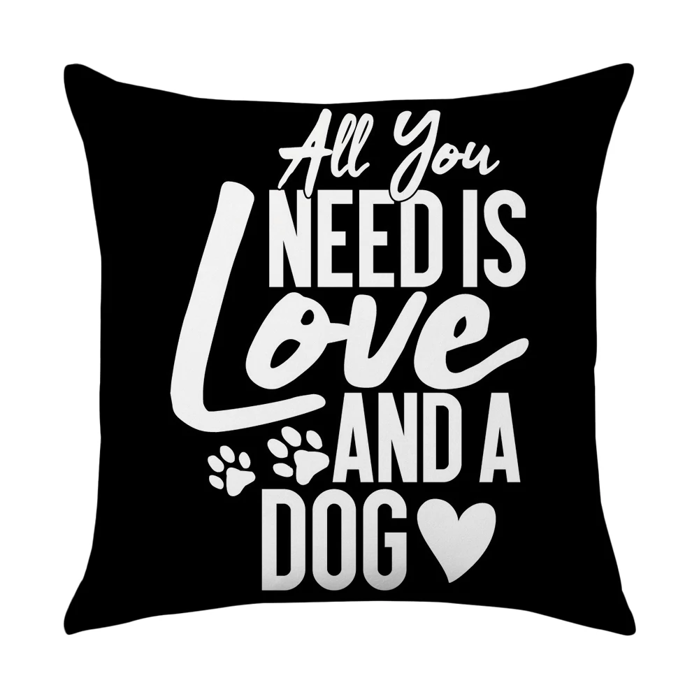 

Funny Letter Throw Pillow Cover 45x45cm Nordic Home Decorative Sofa Cushion Cover Living Room Office Decoration Pillow Case