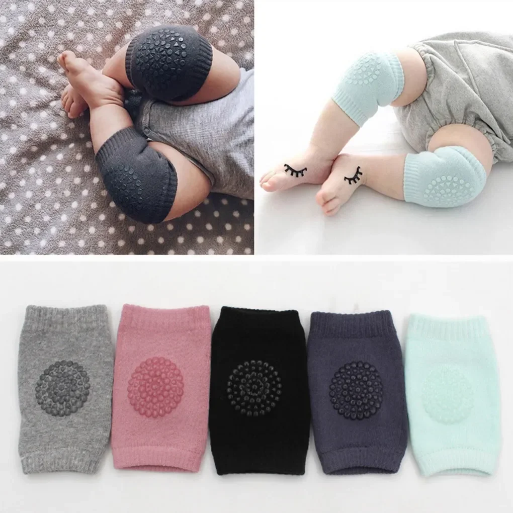 Pair Baby Knee Pad Kids Safety Crawling Elbow Cushion Infant Toddlers Baby Leg Warmer Kneecap Support Protector Baby Kneecap