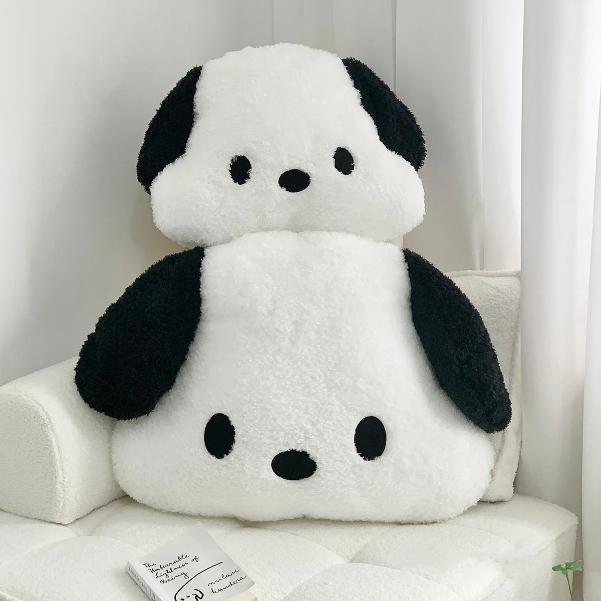 

Cute Soft Pochacco Plush Toy Stuffed Japanese Anime Plushies Cuddly Pochacco Throw Pillow Back Cushion For Sofa Birthday Gifts