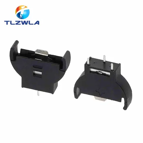 5 шт. черные пластиковые кейсы для батареек CR2032 TLZWLA