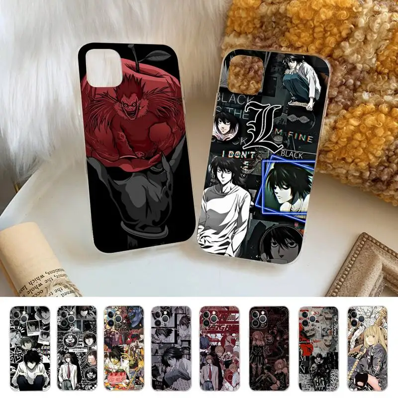 

Misa Amane Death Note Anime Phone Case For iPhone 14 11 12 13 Mini Pro XS Max Cover 6 7 8 Plus X XR SE 2020 Funda Shell