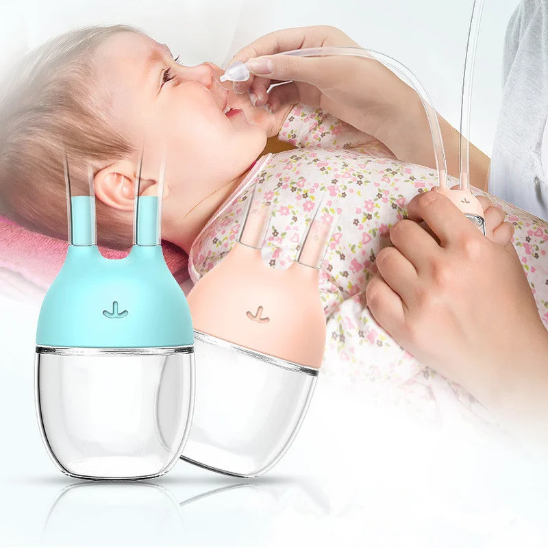 

1 Pc Newborn Baby Nasal Aspirator Infant Child Noise Clean Booger Aspiration Tool Nose Cleaner Mouth Suction Aspirator Baby Care
