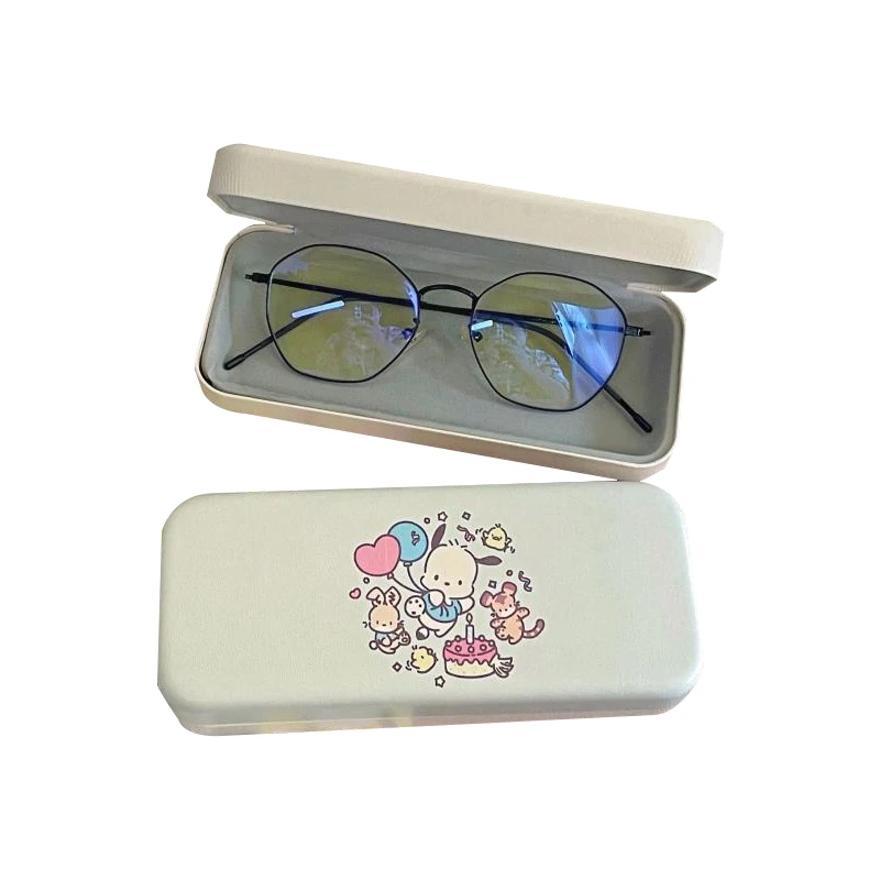 

Чехол Sanrio Pachacco аниме-очки для женщин милый Чехол для очков для мальчиков и девочек от близорукости чехол для хранения очков