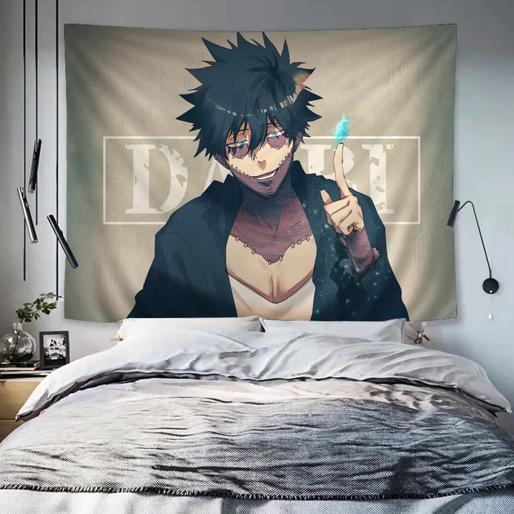 Гобелен My Hero Academia Dabi - Богемный Хиппи Настенный Подвесной Полиэстер Хлопок