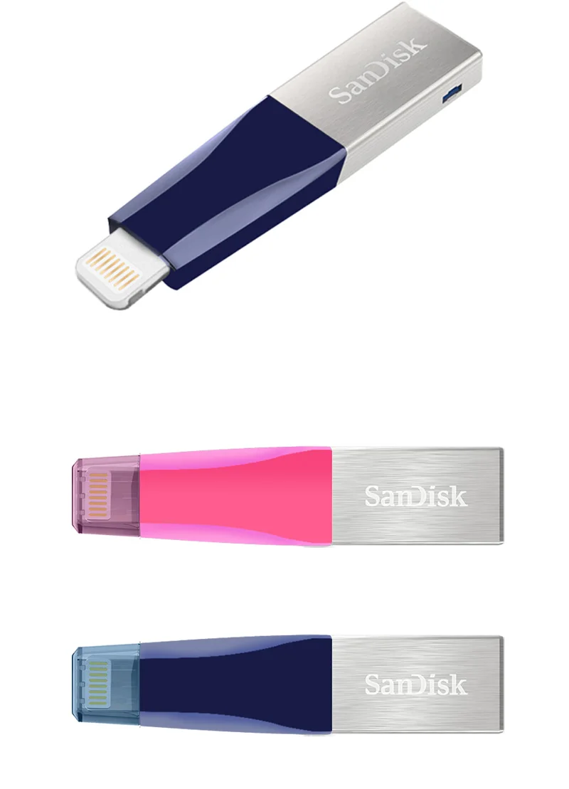 100% Оригинальный SanDisk USB 3 0 i OTG Xpand флэш-накопитель 64 Гб 256 ГБ двойная карта памяти