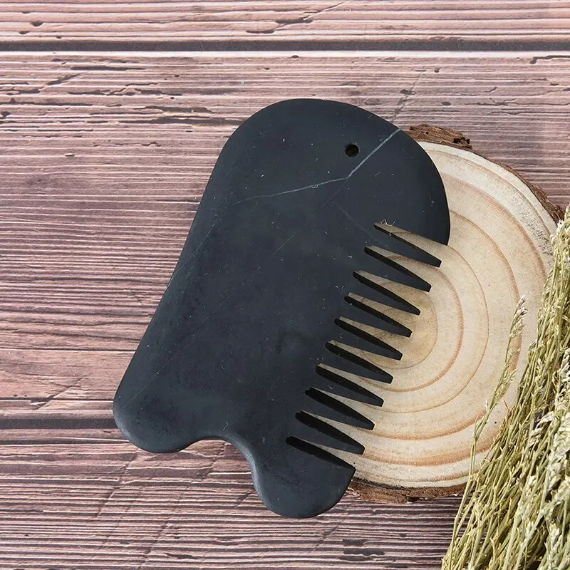 1 шт. массажная расческа из биянского камня гуаша Ша |