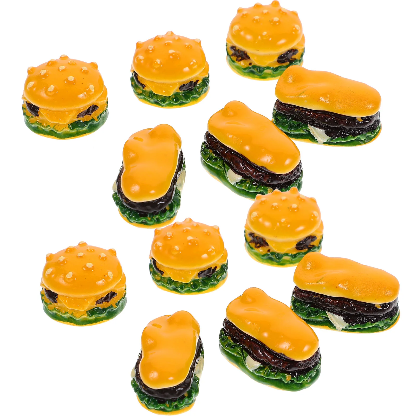 20 шт. мини-игрушки для гамбургеров аксессуары игрушки гамбургеры миниатюрные