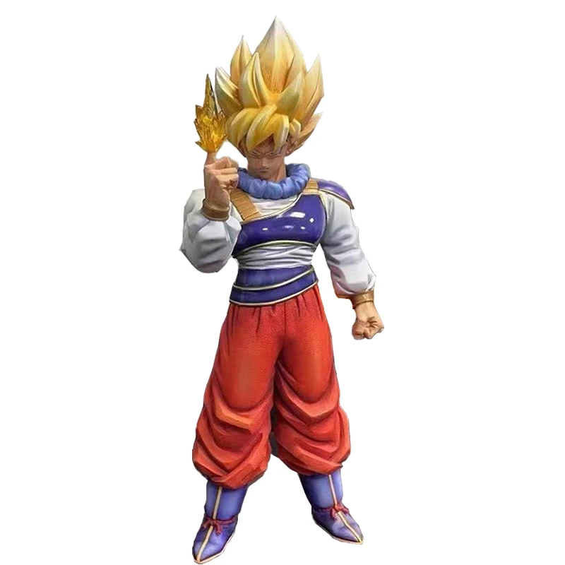 

Anime Dragon Ball Z Figure Space Suit Son Goku Super Saiyan LS Kakarotto Action Figure 22cm PVC Model Collection Kids Toy Gift