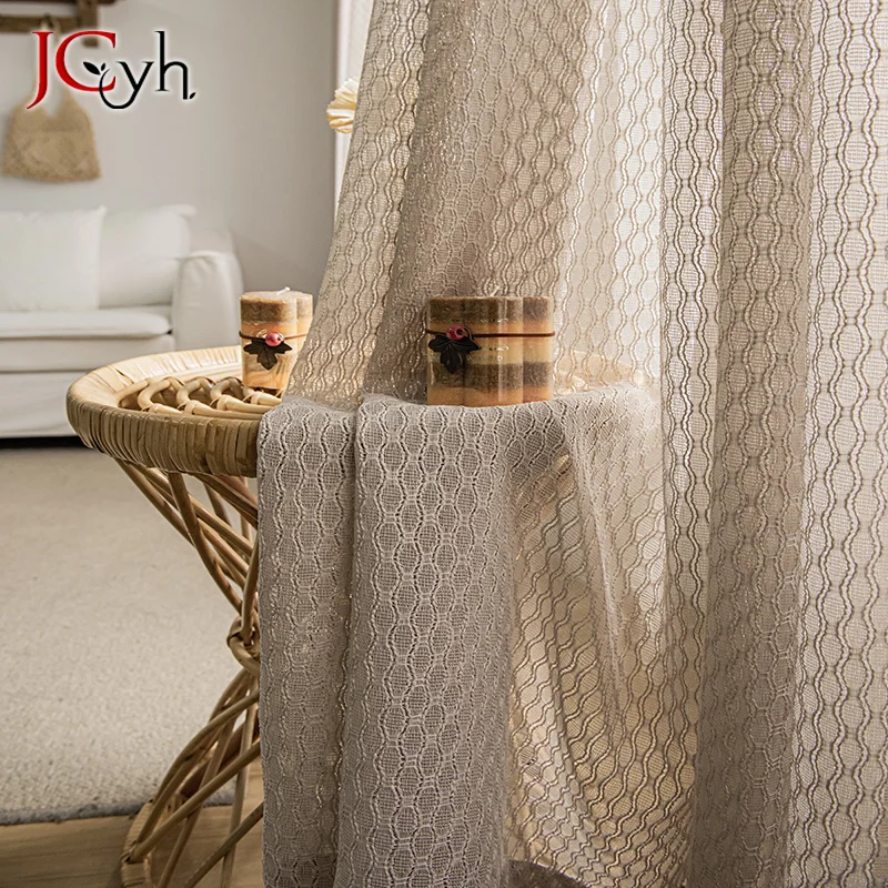 

Japanese Tulle Sheer Curtains for Living Room Window Curtain for Bedroom Finished Drapes Voilage Rideaux Home Decor Custom Size