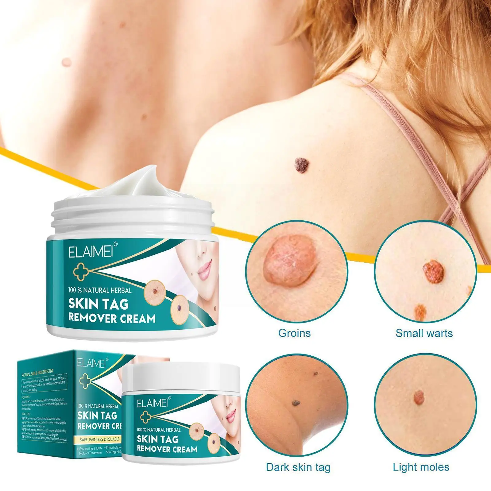 

Крем для безболезненного удаления бородавок на подмышках, 100 г