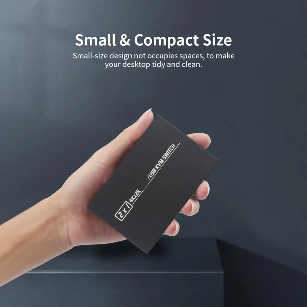 

Широкое применение Plug Play 2 в 1 выход HDMI-совместимый/USB KVM переключатель для обучения