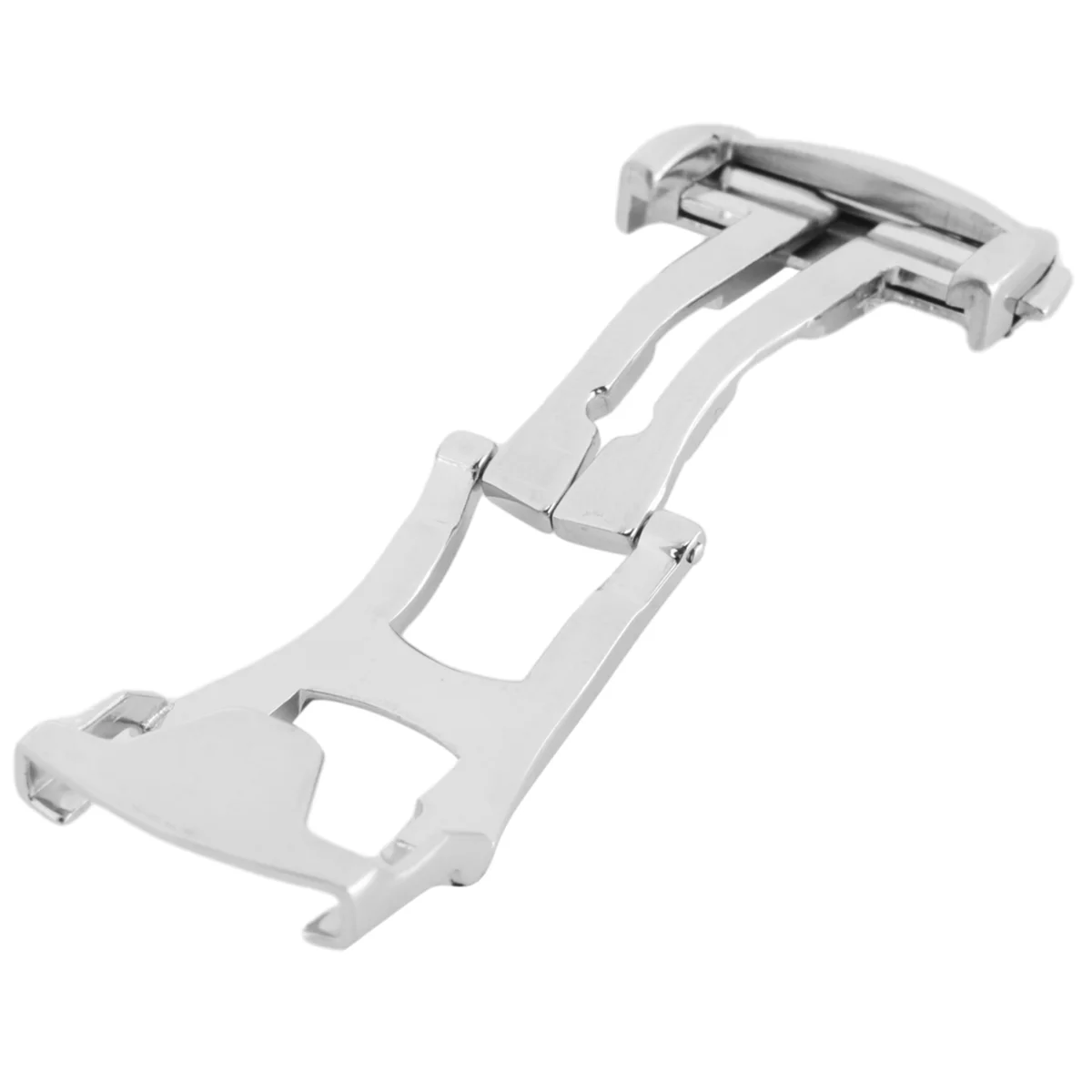 18mm Stainless Steel Deployant Watch Strap Folding Buckle Clasp For Omega Smooth #18Mm