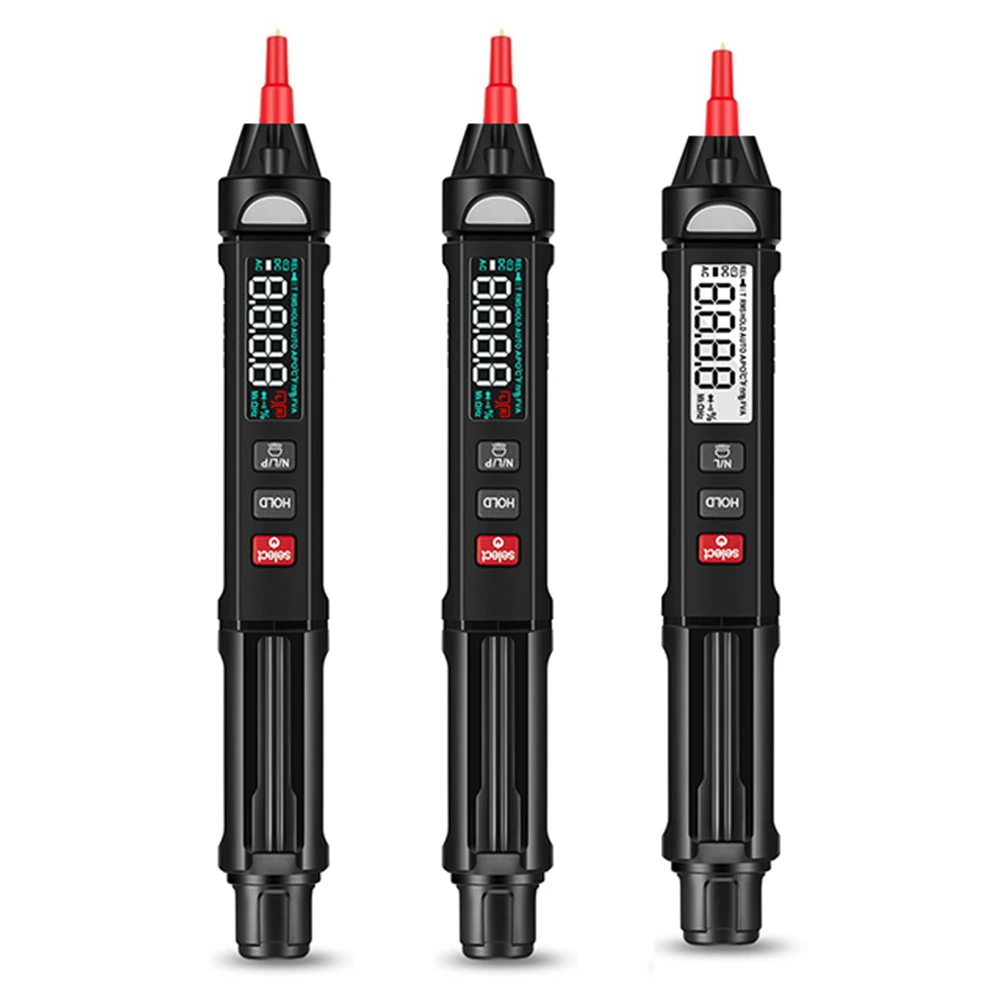 

Измеритель емкости в стиле пера 3-в-1, тестер напряжения в форме пера, индикатор напряжения, измеритель фазовых последовательностей, цветной ...