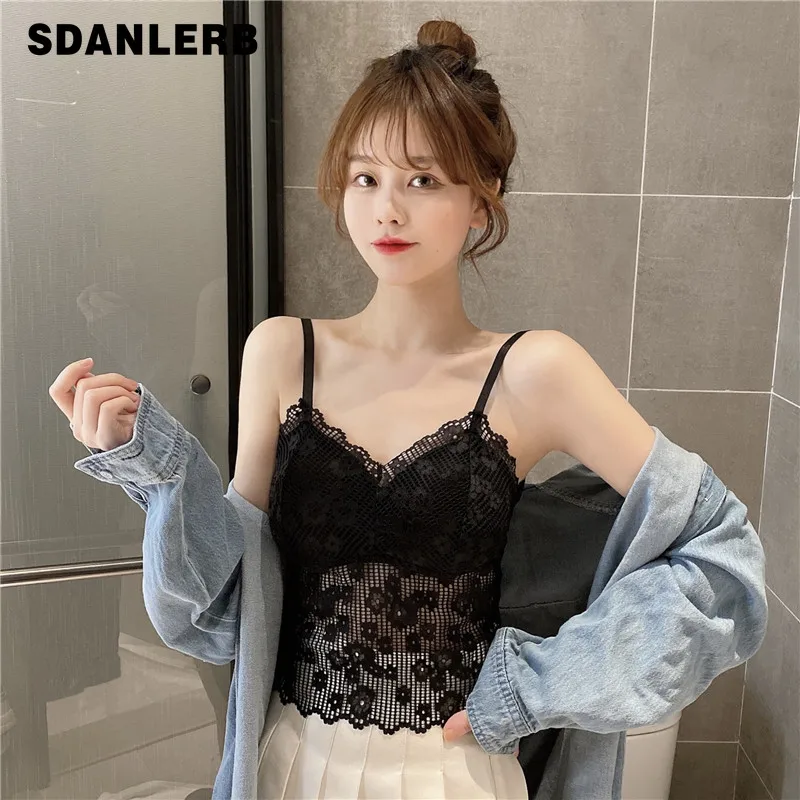 

Сексуальная кружевная кофта с вырезом и цветочным рисунком, женское летнее нижнее белье, мягкая внутренняя одежда, красивый укороченный то...