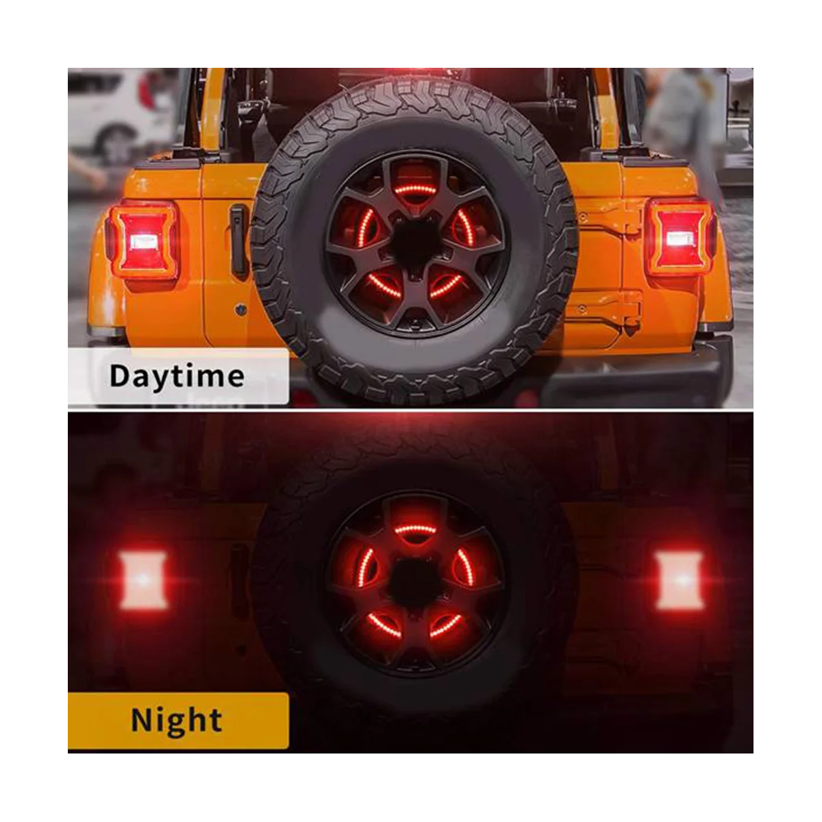 Задние стоп-сигналы запасные тормоза для шины фонарь заднего хода Jeep Wrangler JL/JLU 2018