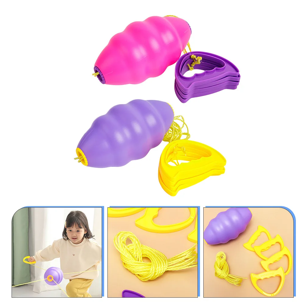 

2pcs Double Rallying Balls Interactive Balls Cooperative Hand Draw Puller