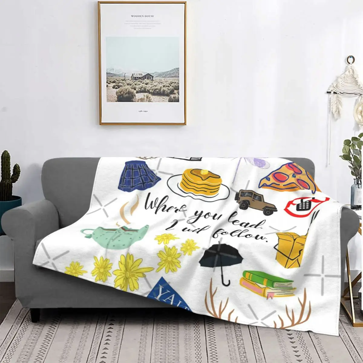 

Manta a cuadros para cama, colcha a cuadros de Anime, 220x240