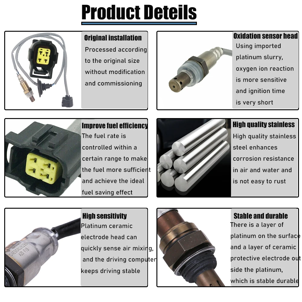 Датчик кислорода вниз 1588A171 для Mitsubishi Lancer 2.0L 2.4L 2008 2009 2010 2011 2012 2013 2014 2015 ASX Outlander RVR