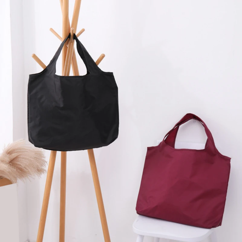 

Stylish Foldable Shopping Bag Reusable Eco-friendly Waterproof Shopping Backpacks Tote Grocery Foldable Storage Shopper Bag