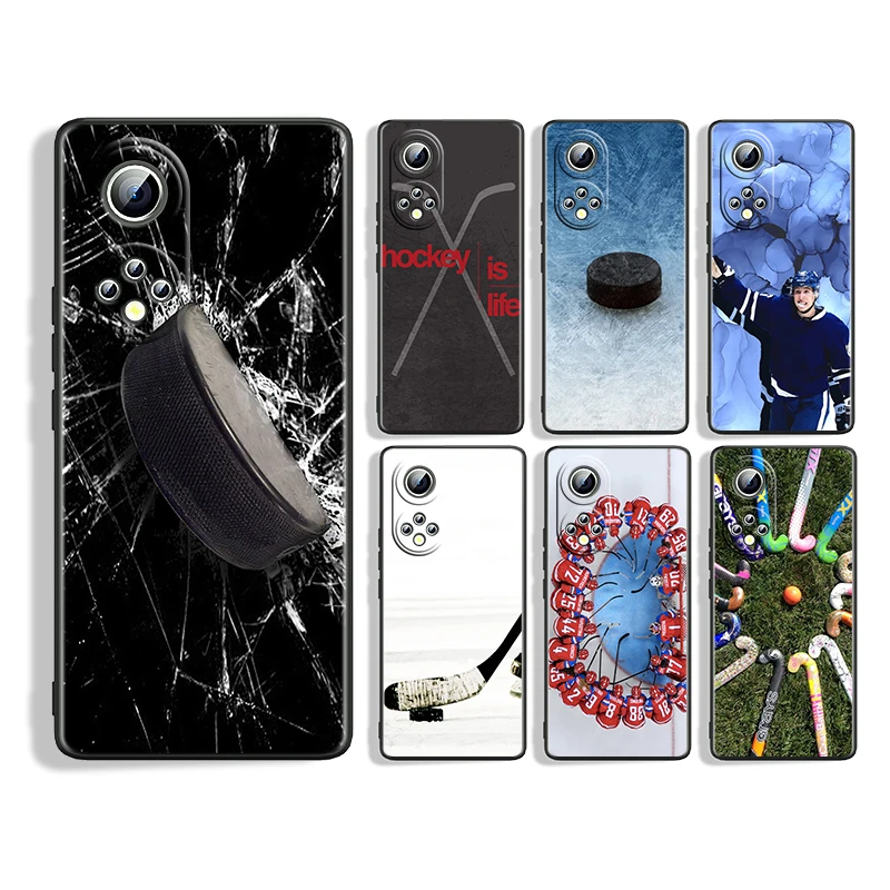 

Hockey Sport Silicone Cover For Honor 60 50 SE 30 3i 20 20S 10 10i 10X 9X 8X 8A 7A Pro Lite Phone Case Coque