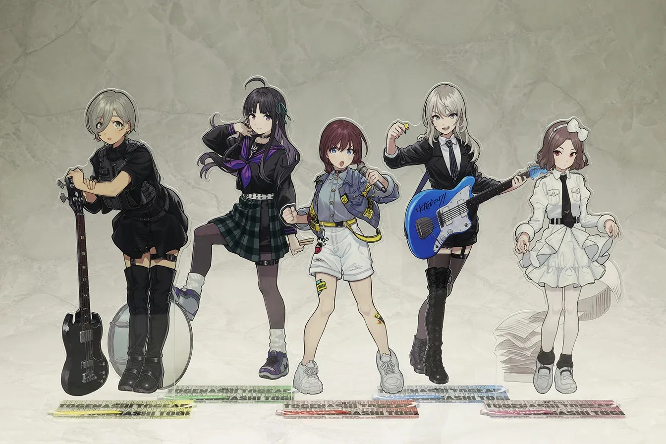 Фигурки игрушечные с браслетом для девочек акриловая подставка аниме модель