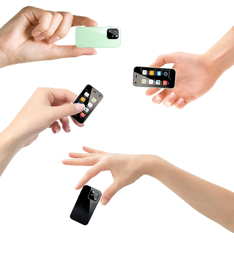 Happyhere H7 small phone 2023 cheap new Mini Android Smartphone GSM WCDMA 3G celulares 1GB+8GB Mobile Phones with free shipping