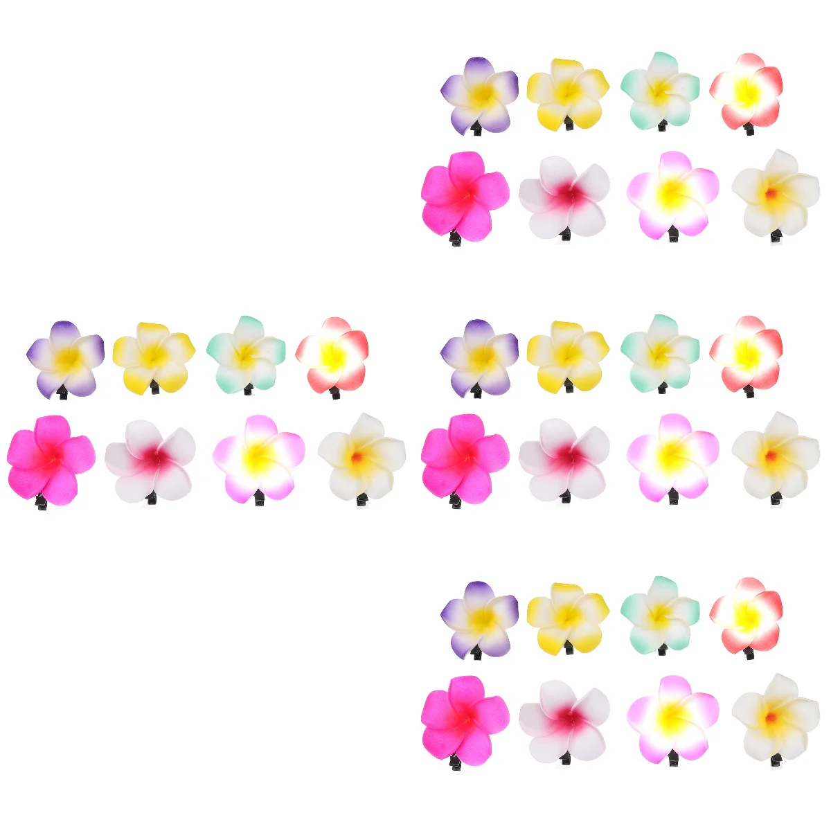 

4 шт., заколки для волос в гавайском стиле, 24 шт.