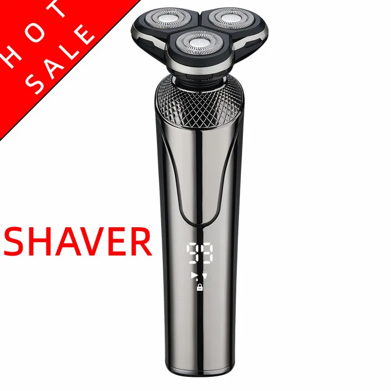 Intelligent High Power Lcd Razor Rechargeable Beard Shaver