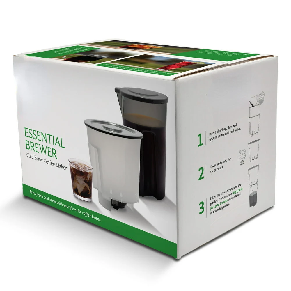 

Cold Brew Coffee Maker Essential Brewer Coffee accessories Milk steam frother Slim green coffee Coffee machine Coffee maker Coff