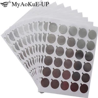 10 sheets eyelash glue holder foil pallet glue paper patches sticker for eyelash extension disposable glue paper pad eye sticker