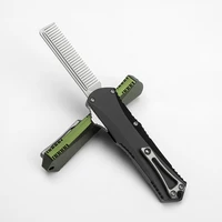 suzaku edc tactical beard comb manticore s knife excellently designed cnc aluminum handle high end custom cool pocket tools