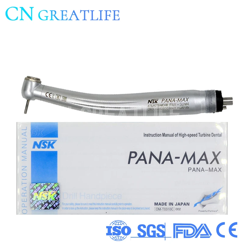 

Triple Spray Torque Push Turbine 4hole 2hole High Speed Handpiece Nsk Style Panamax Su M4 High Speed Handpiece Dental