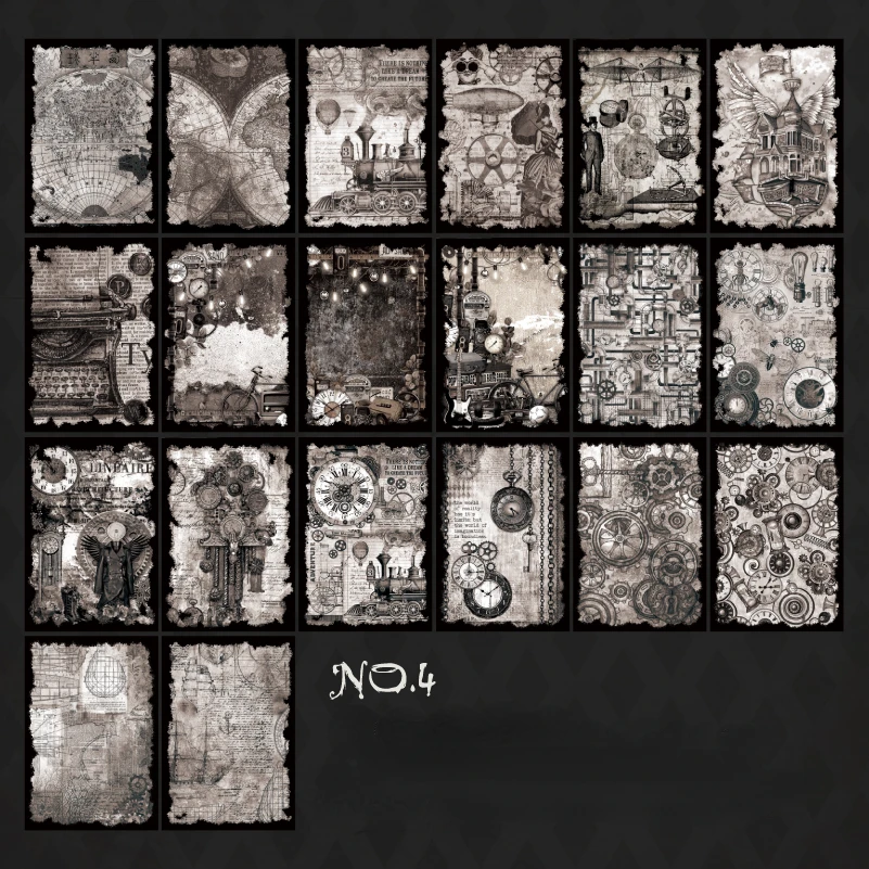 Бумага, винтажный материал, бумага, креативный Advanced Sense, справочник, декоративный материал, коллаж, карточные принадлежности, канцелярские принадлежности, 40 шт./упак. в в петрухин справочник по газопромысловому оборудованию