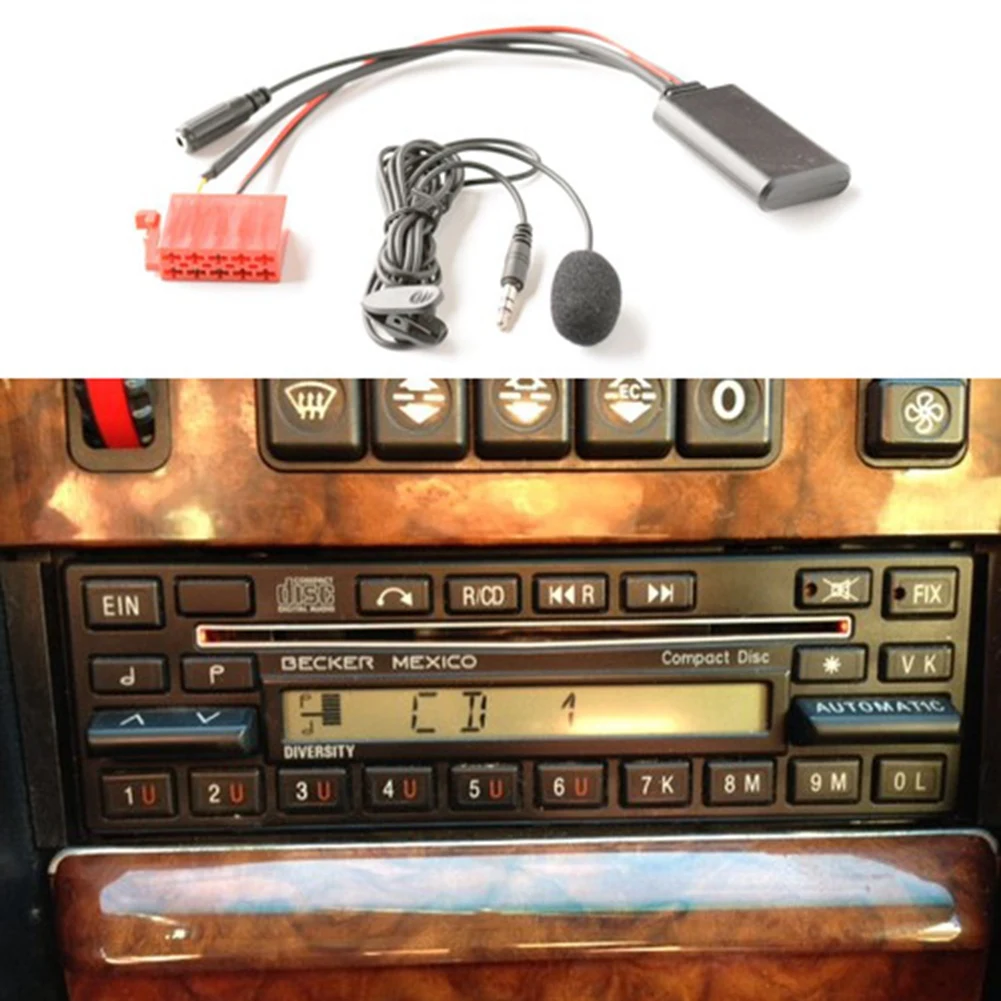 Автомобильный AUX Bluetooth 5 0 аудио кабель адаптер + микрофон для Benz специальный Abaecker