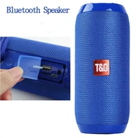 portable speaker wireless bluetooth compatible column waterproof outdoor usb aux tf fm radio subwoofer loudspeaker caixa de som