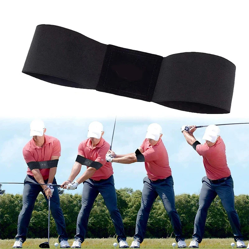 

Golf Correction Belt Action Swing Practice Auxiliary Belt Elastic Golf Swing Trainer Arm Belt Gesture Alignment Training Aid