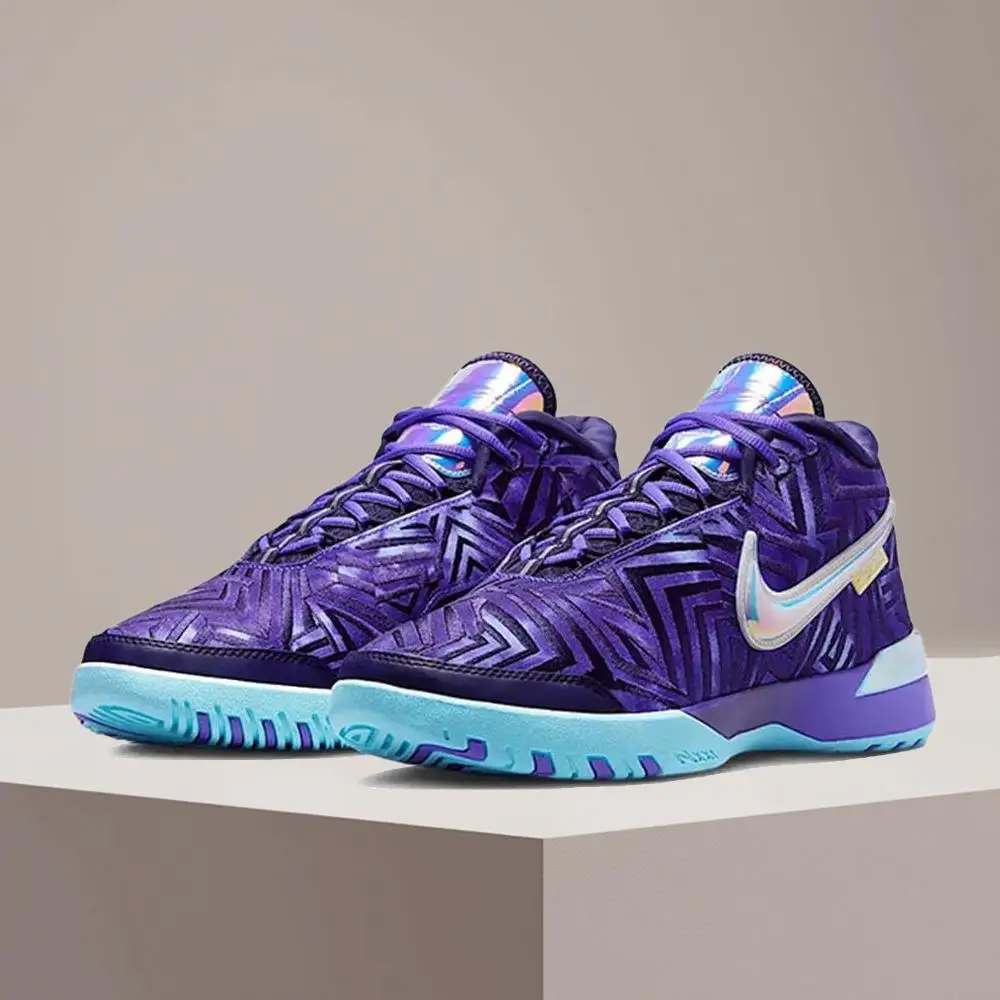 Фото Мужские баскетбольные кроссовки Nike LEBRON: удобные, стильные, универсальные, нескользящие, прочные, с амортизацией, для тренировок, модель IB1271-501 №1