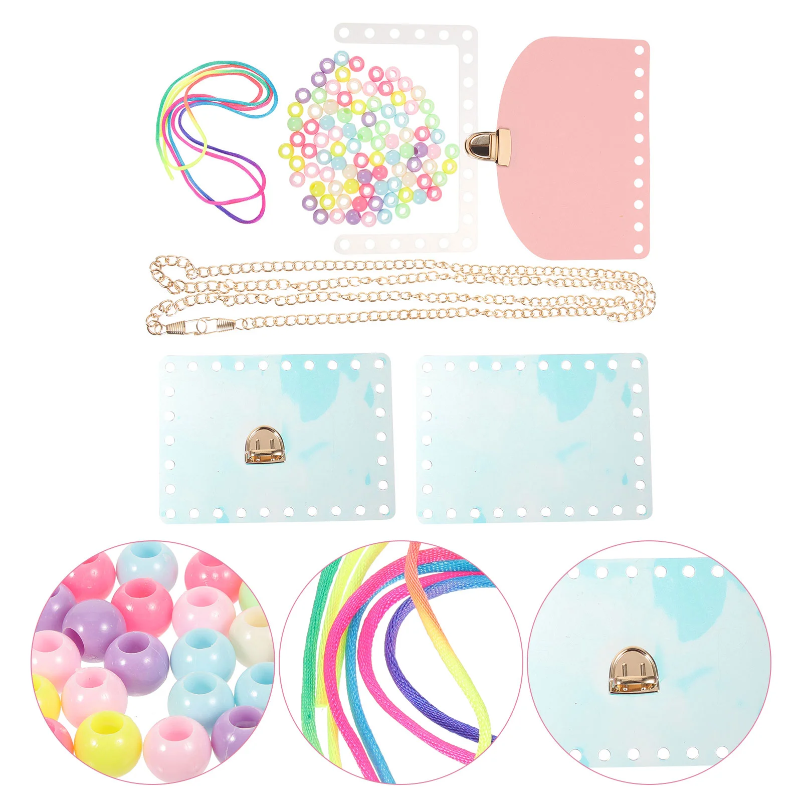 Crossbody Bag Handmade Kit DIY Material Accessory Tote Making All Accessories Bead