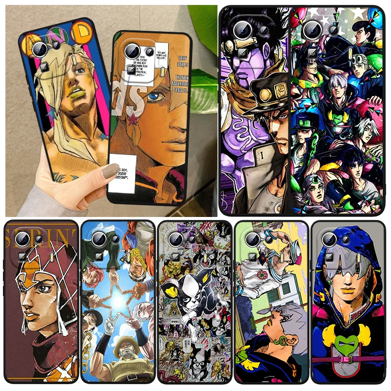 

The JoJo lands Jodio Cover For Xiaomi Mi 13 Pro Lite 12X 12 11 11T 11i 10T 10 Pro Lite Ultra 5G Black Phone Case