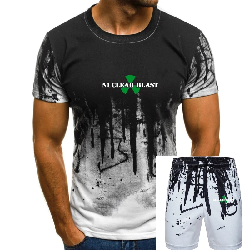 New Nuclear Blast Record Label Logo Men's Black T-Shirt Size S-5XL sbz6313