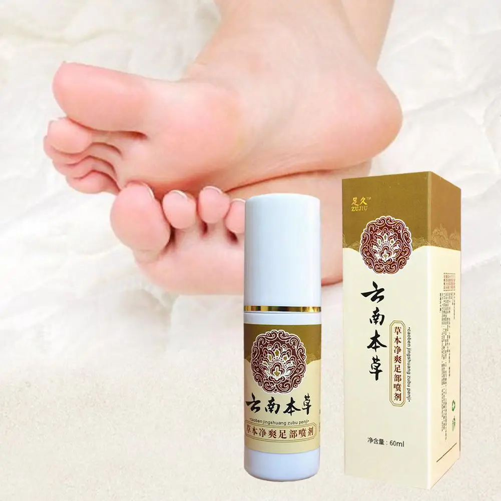 

Herbal Anti-fungal Athlete Foot Spray Antibacterial Odor Feet Anti Sweat Anti-fungi Deodorant Foot Itch Gifts Care Powder S R7i5