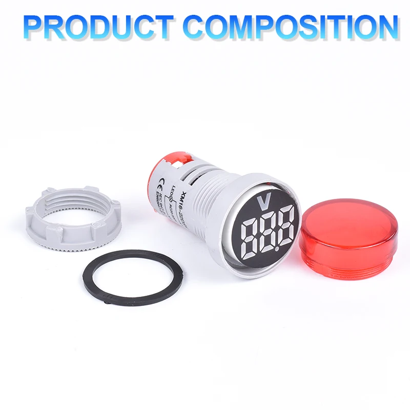 Цифровой вольтметр амперметр индикатор 22 мм