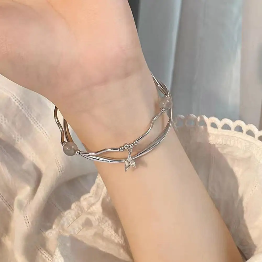 Складной и в ношении JueziCold безразмерный стиль новый нишевый браслет витой