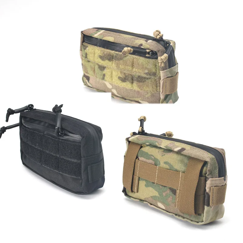 

Tactical Vest Outdoor Hunting Camping Chest Hanging Horizontal Tool Bag Functional Pouchs Camouflage