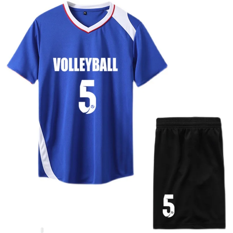 

New Male Female Students Clothes Competition Sportswear Printing Training Uniforms Printing Ports Team Volleyball Set Jersey