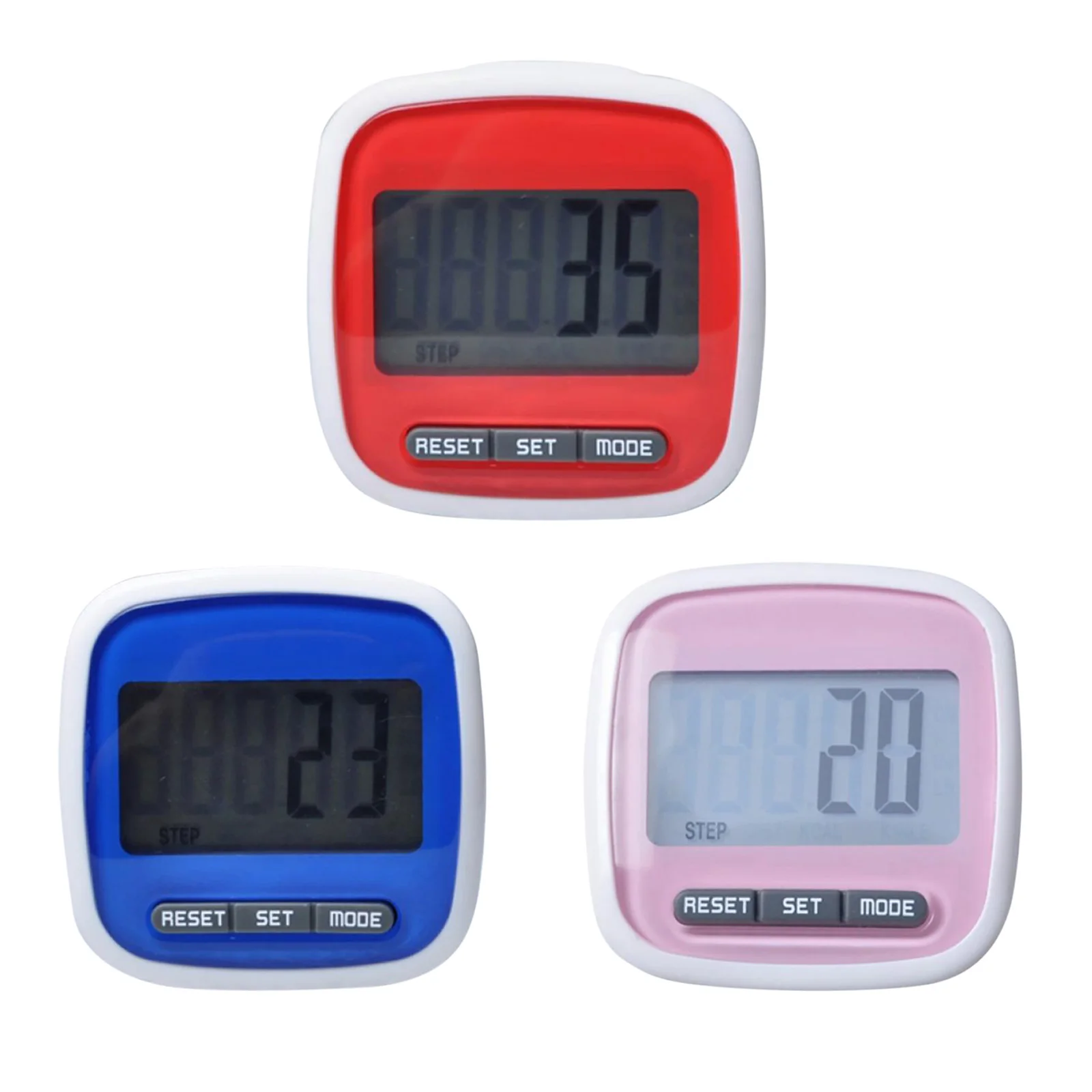 

Электронный счетчик для спортивных игр с ЖК-дисплеем, многофункциональные 3d-шагометры, водонепроницаемые клипсы, точные, унисекс, для актив...