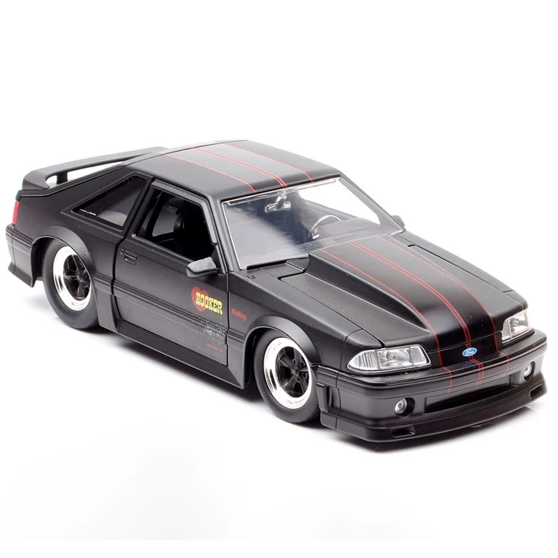 JADA 1:24 Ford Mustang GT 1989 легкосплавный автомобиль литье под давлением и игрушечный